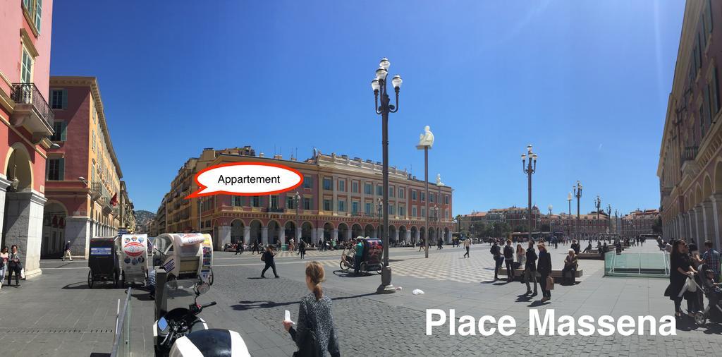 2 Bedrooms Appartement In Central Location On The Famous Place Massena Nice Bagian luar foto