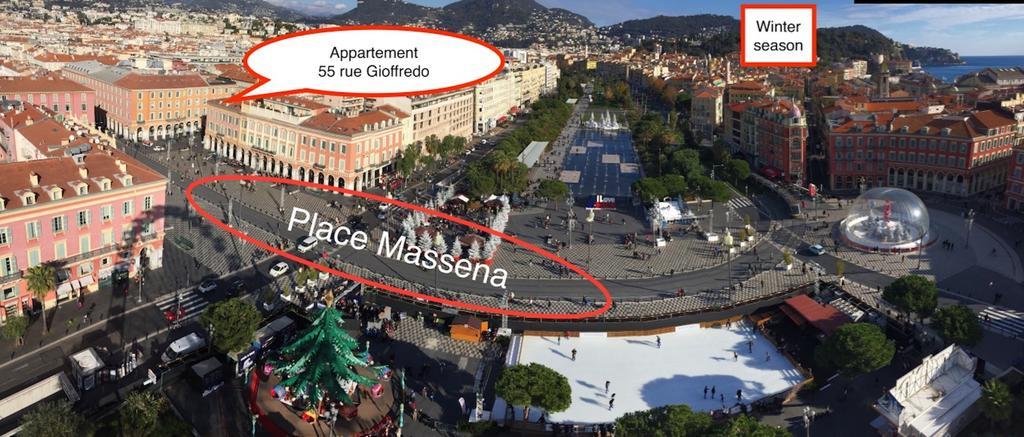2 Bedrooms Appartement In Central Location On The Famous Place Massena Nice Bagian luar foto